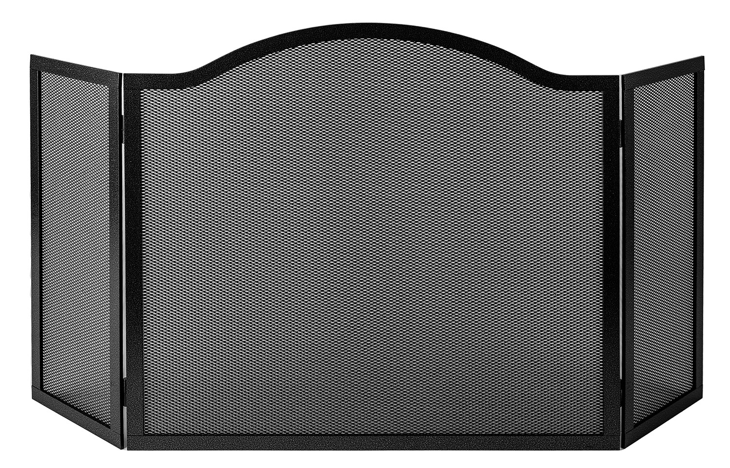 Parascintille Per Camino In Ferro - Grigio Martellato, Dimensioni 60x51 Cm, Made In Italy