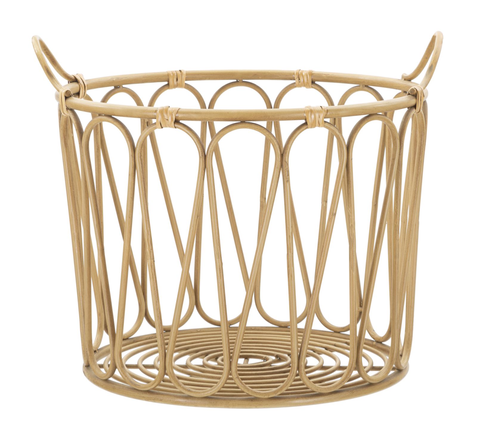 Cesta Panama Ø 49,6x42 cm in Ferro e Plastica