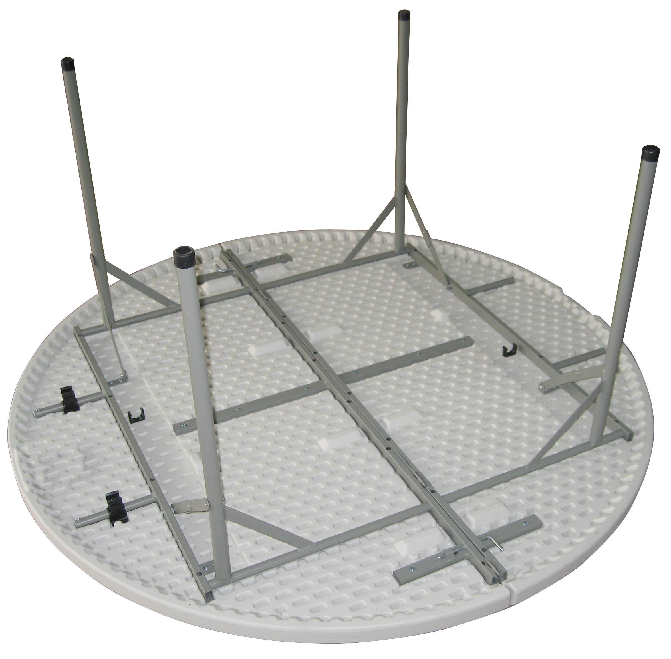 Tavolo Catering Rotondo Pieghevole Ø154 cm Tosini Bianco CZ154...