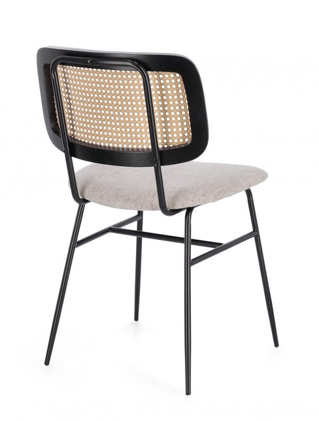 Set 2 Sedie 45x59x80,5 cm Sienna in Tessuto...