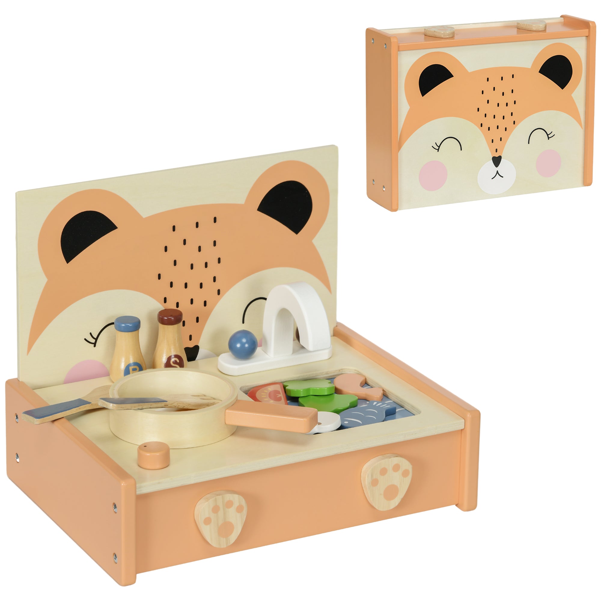 Giochi Montessori Anno HOMCOM Set Da Gioco Per Bambini 1-3 Anni