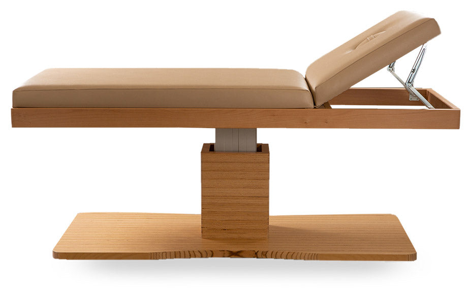 Image of Lettino da Massaggio Fisioterapia Elettrico 2 Sezioni 190x70x60/90cm Benotti Brisbane Beige