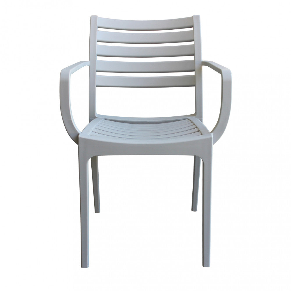 Poltrona Eveline 58,5x55,2x84 cm in Polipropilene Grigio...