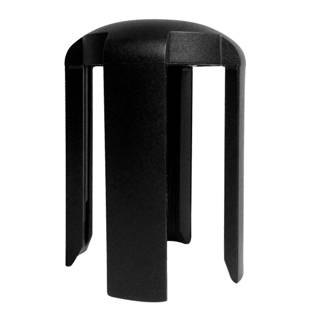 Porta Avvisi per Colonnina A3 Orizzontale in ABS e Metallo Nero con Plexiglass Trasparente...