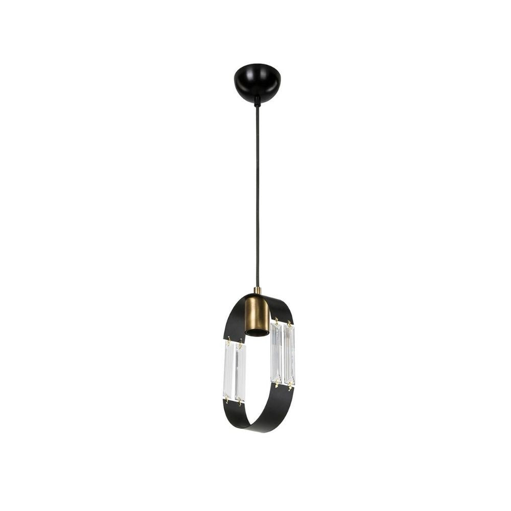 Lampada a sospensione Nova pendente nero...