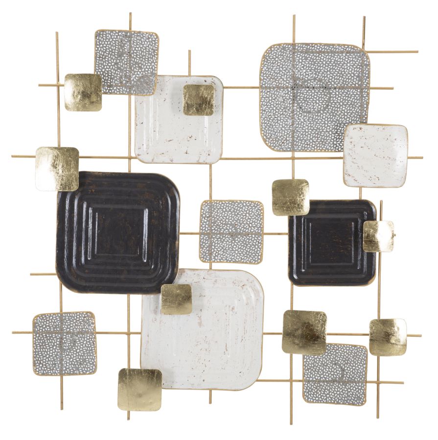 Image of Pannello da Muro Cubes 80x5x80 cm in Ferro
