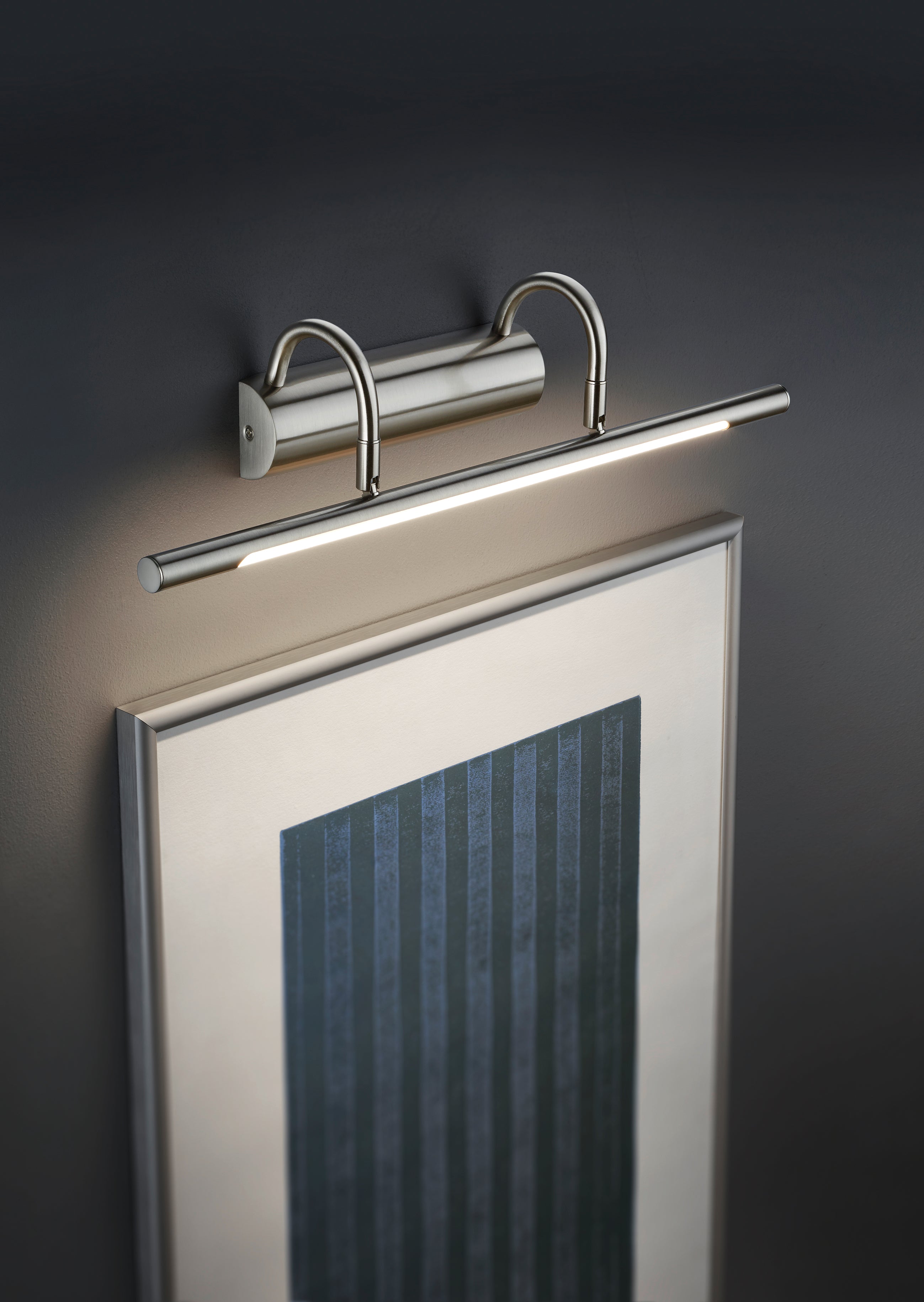 Applique da Interno a LED in Metallo Nickel Opaco...