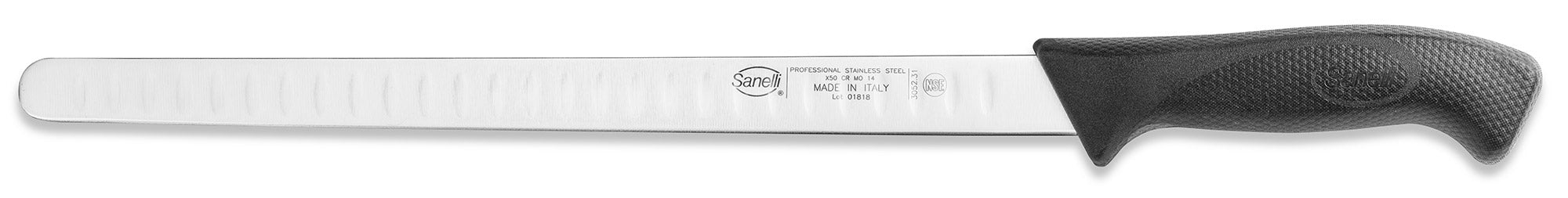 Image of Coltello per il Salmone Lama 31 cm Manico Antiscivolo Sanelli Skin