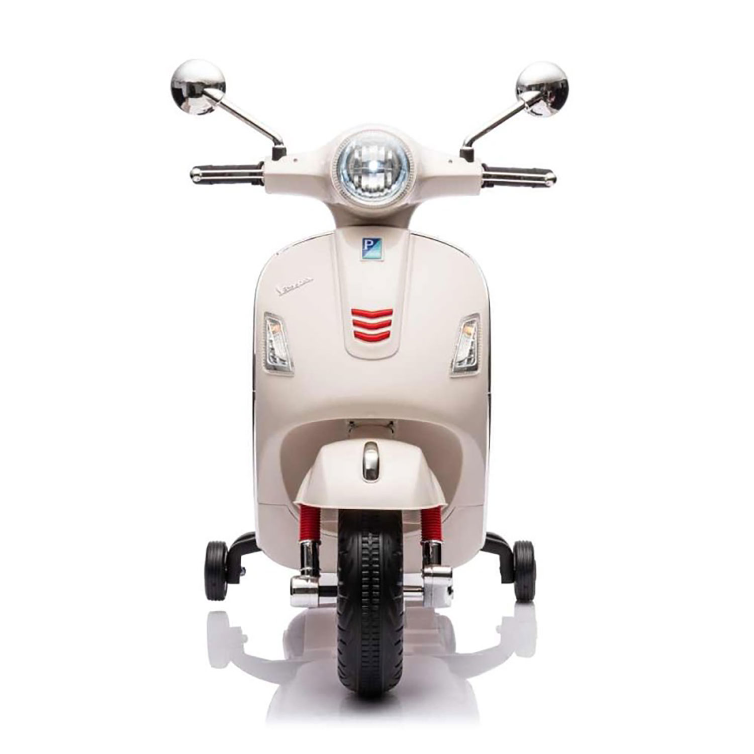 Moto Elettrica per Bambini Licenza Piaggio Vespa GTS Super con Batteria 12V Bianco...