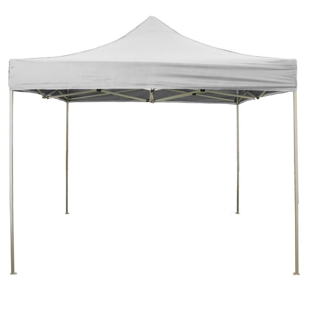 Gazebo Richiudibile Pieghevole 3x4,5m in Acciaio e PVC Impermeabile Bianco...