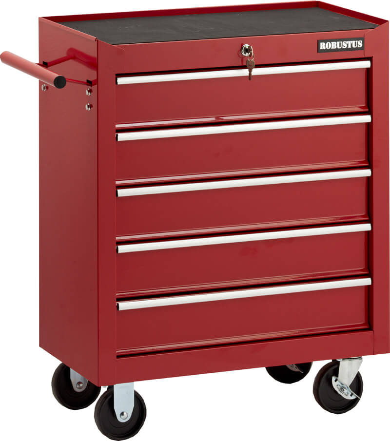 DURHAND Carrello Porta Attrezzi 2 In 1 Con Cassetta Portautensili - 6
