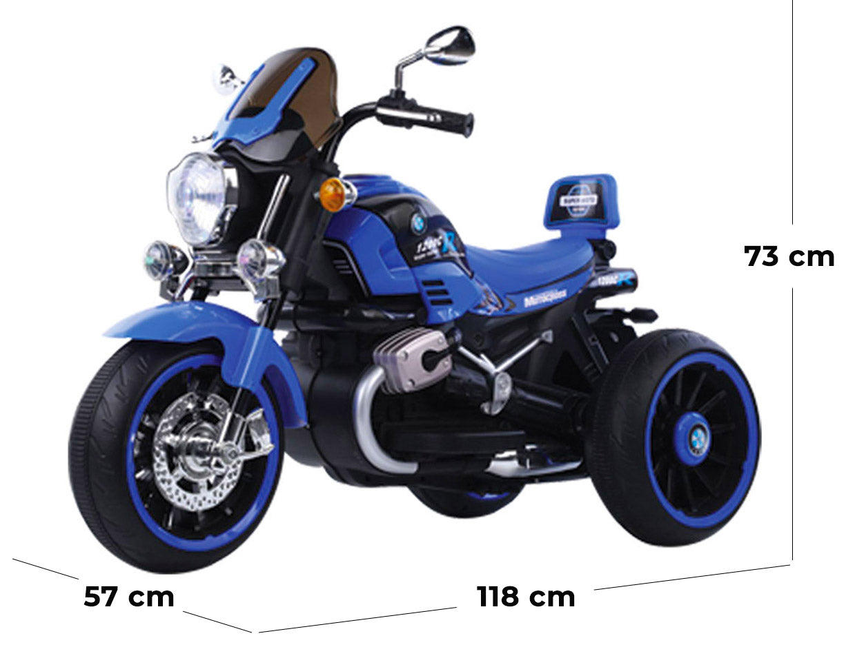Moto Elettrica per Bambini 12V Kidfun Melbourne Blu...