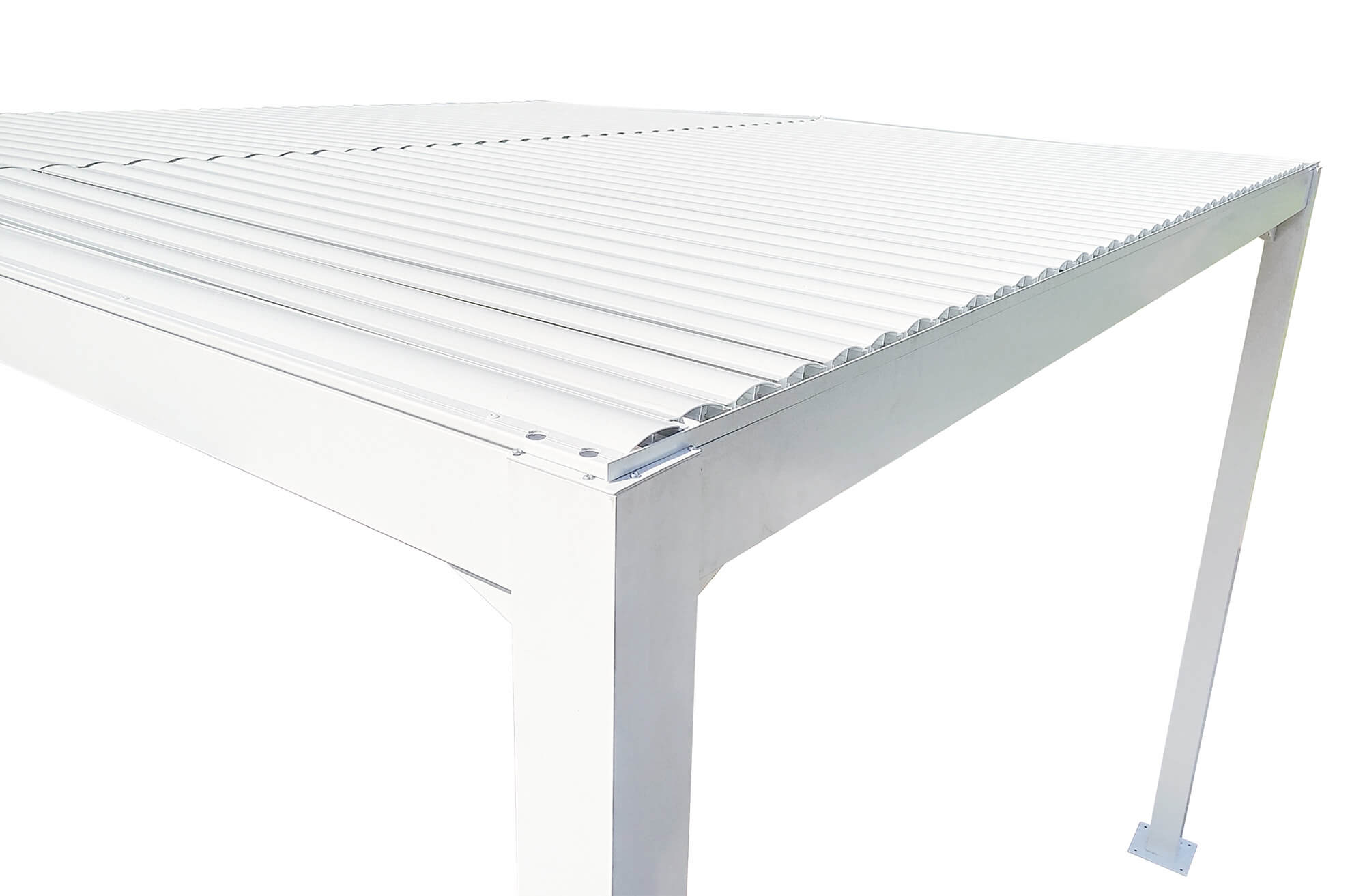 Pergola da Giardino 3x3m in Alluminio Bianco...