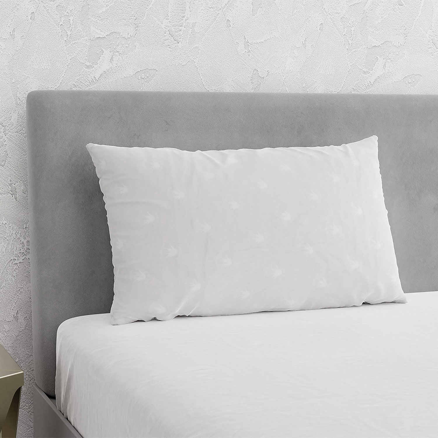 Guanciale 42x72x16 cm in Memory Foam Aloe Vera Bianco...