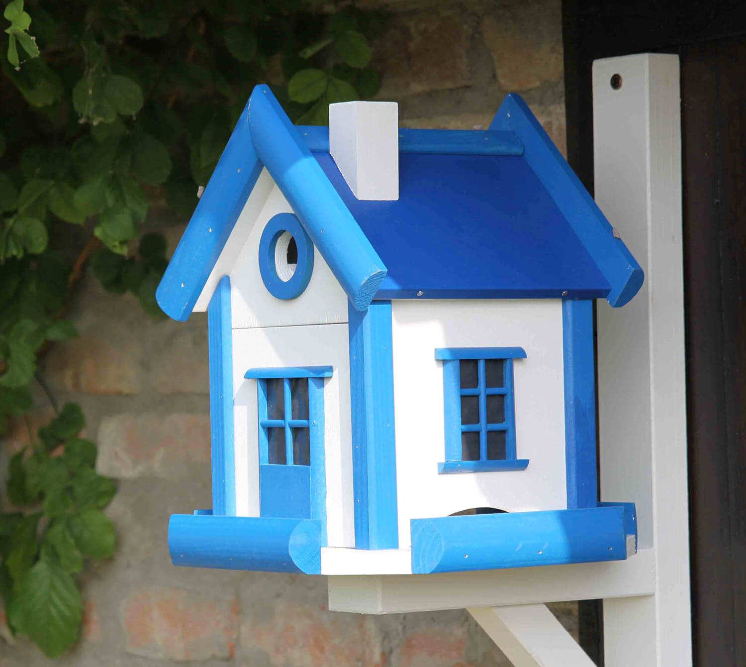 Nido per Uccellini 25x25xh28 cm Swety in Legno FSC Azzurro...
