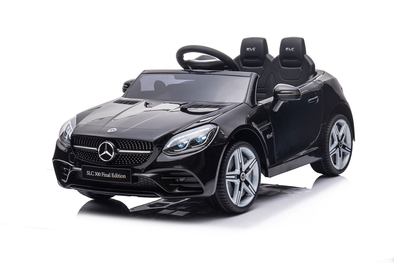 Macchina Elettrica per Bambini Licenza Ufficiale Mercedes SLC 300 Final Edition 10,8V 3,1Ah Nero