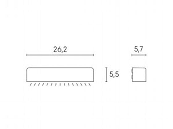 Lampada Segna Passo da Esterno a LED 9W 3000K Sovil Bianco...