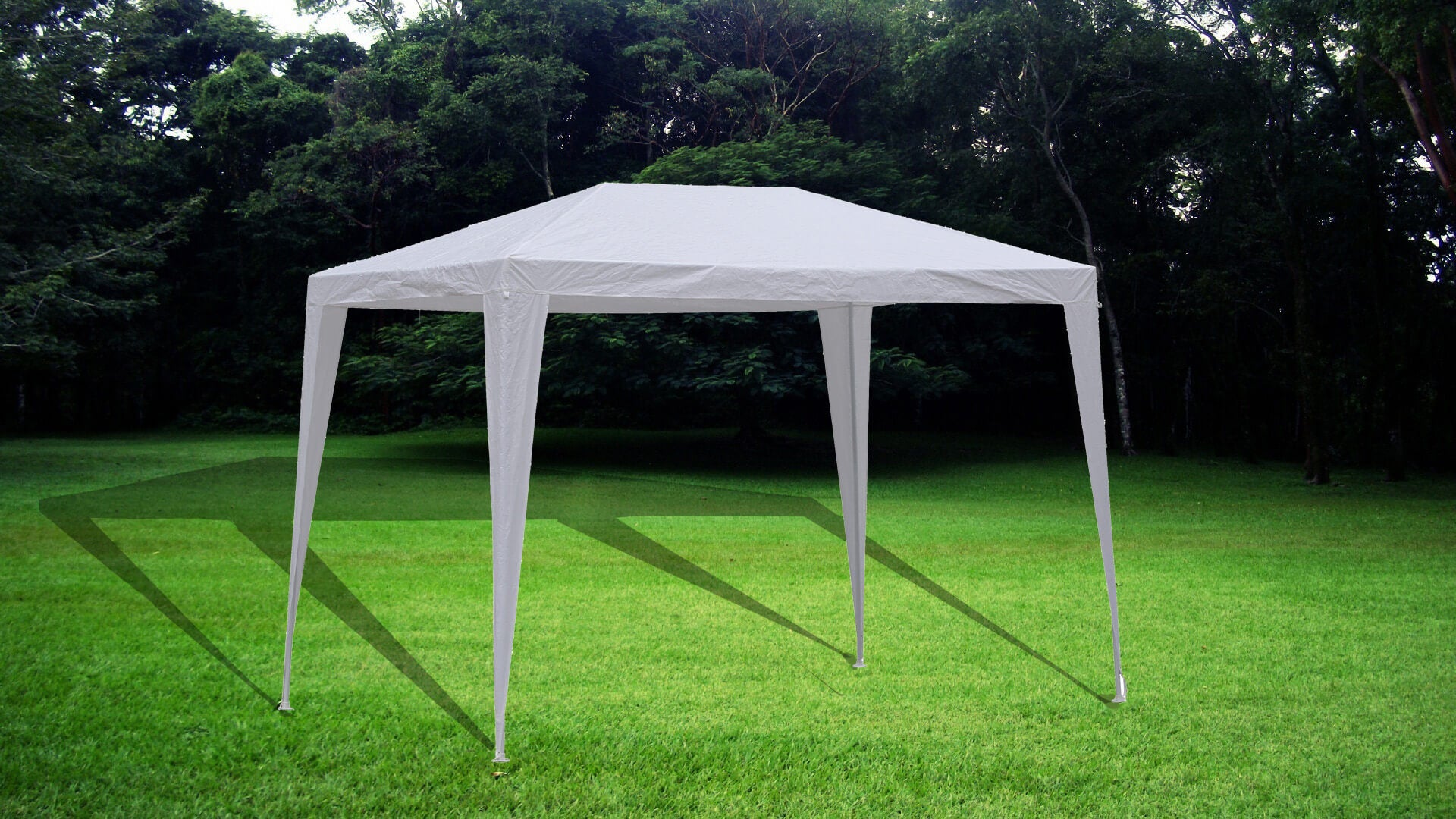 Gazebo da Giardino in Acciaio 2x3m Bauer Bianco...