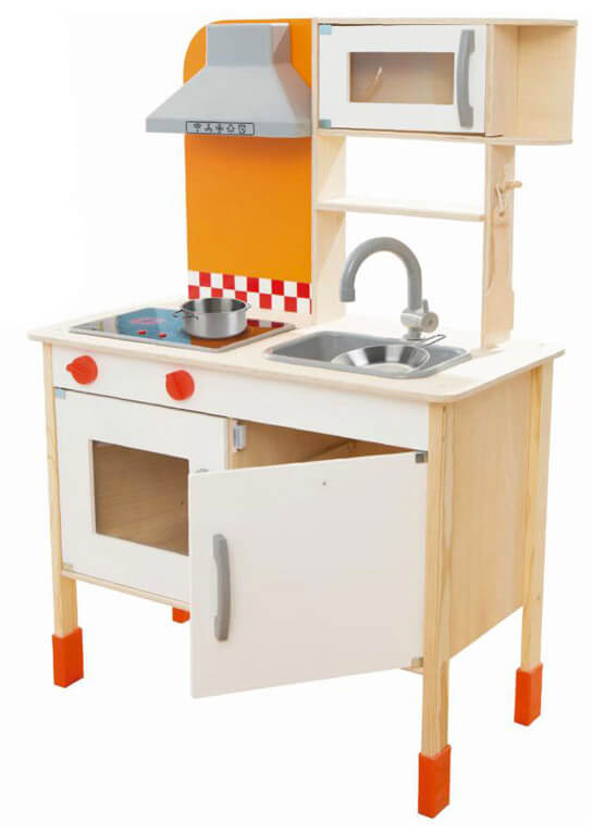 Cucina Giocatto per Bambini in Legno 70x100x36 cm Kids Joy