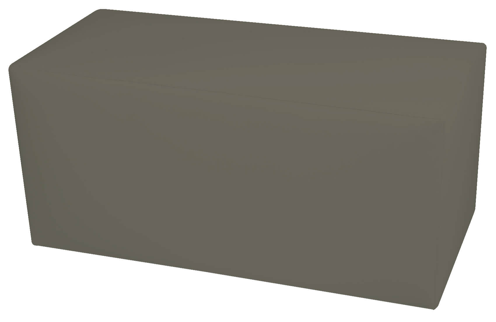 Panca in Similpelle 90x42x44 cm Avalli Tortora