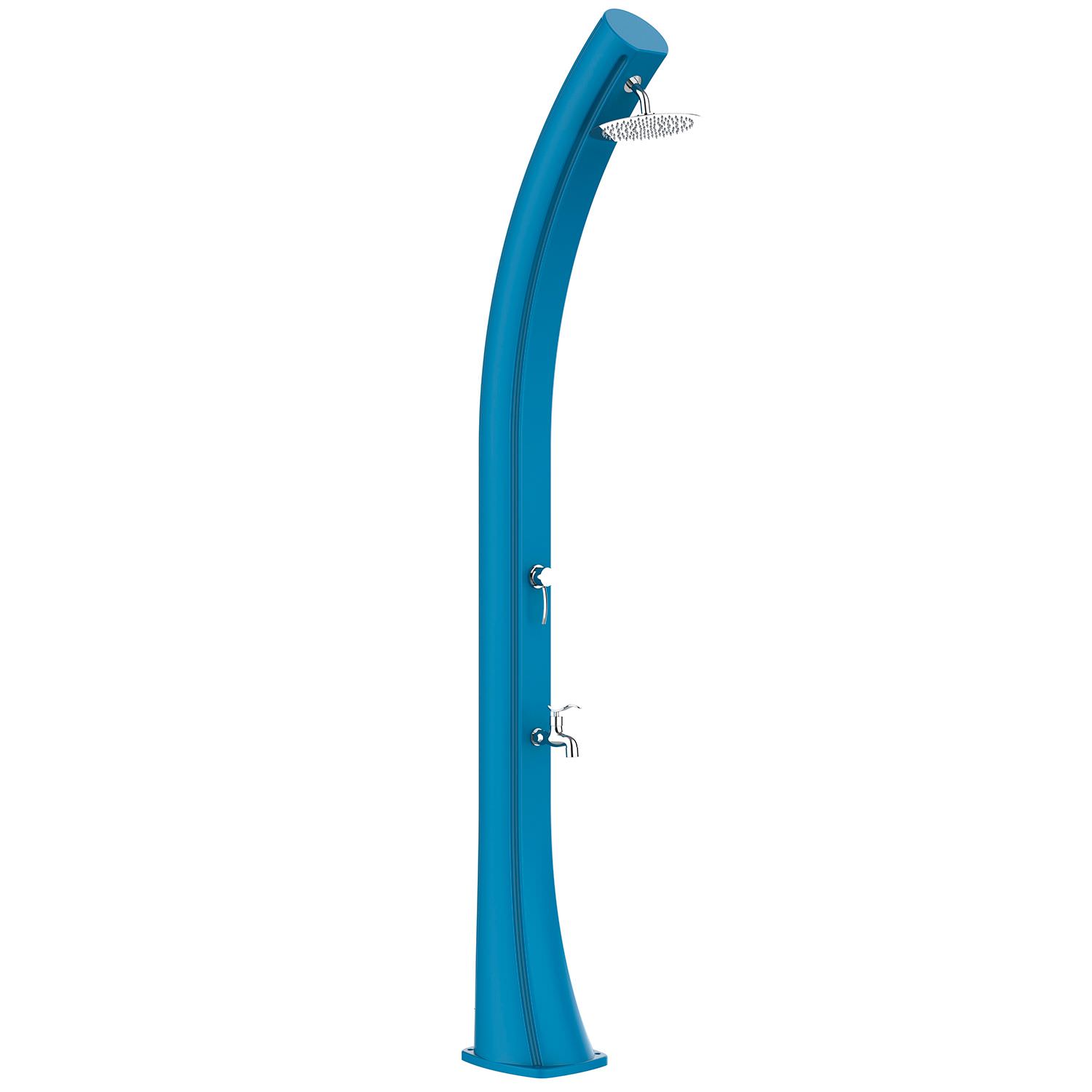 Doccia Solare da Giardino 40 L in Polietilene HD Rio XXL Blu