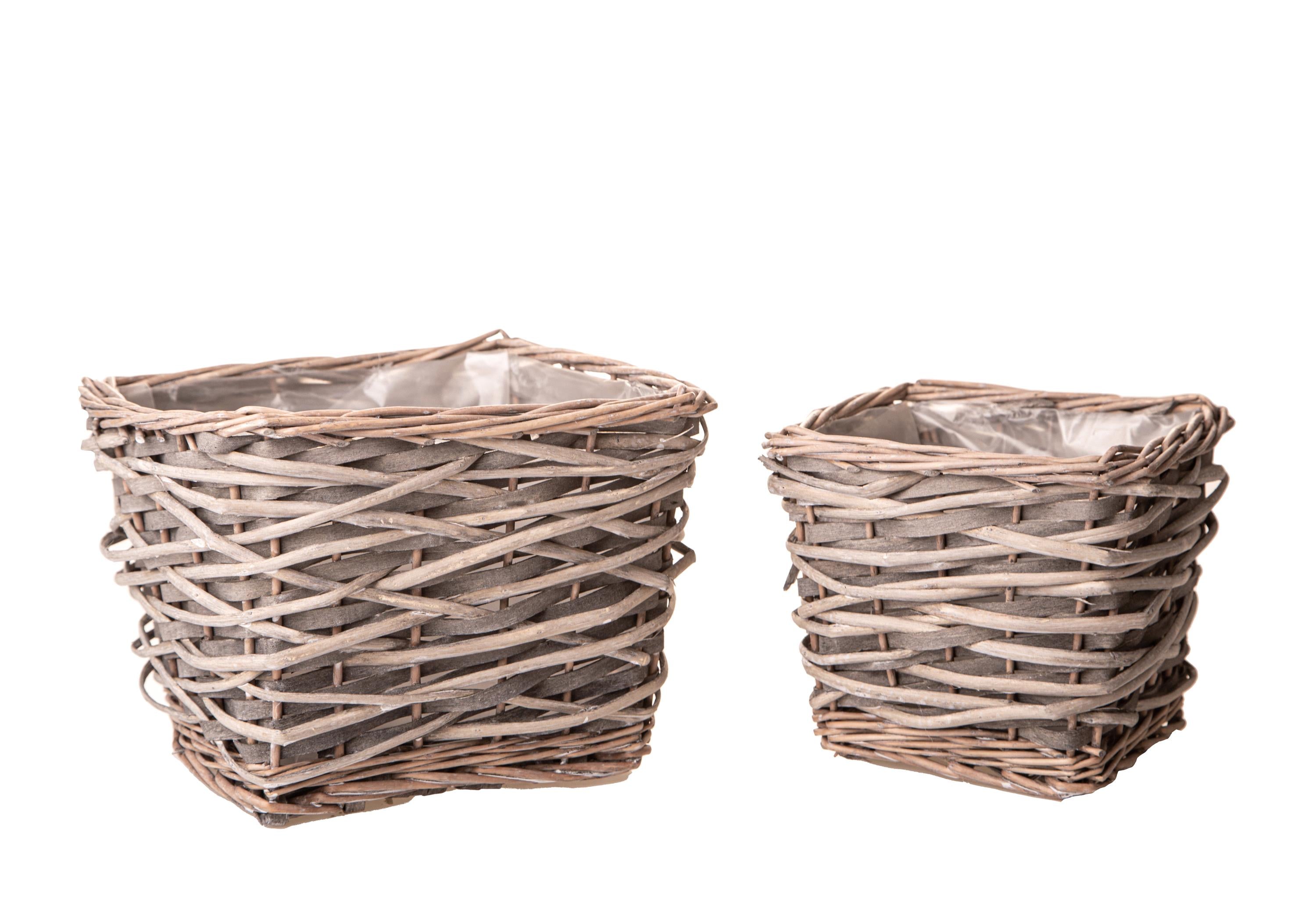 Set 4 Cesti 24 H 18 cm Rettangolare...