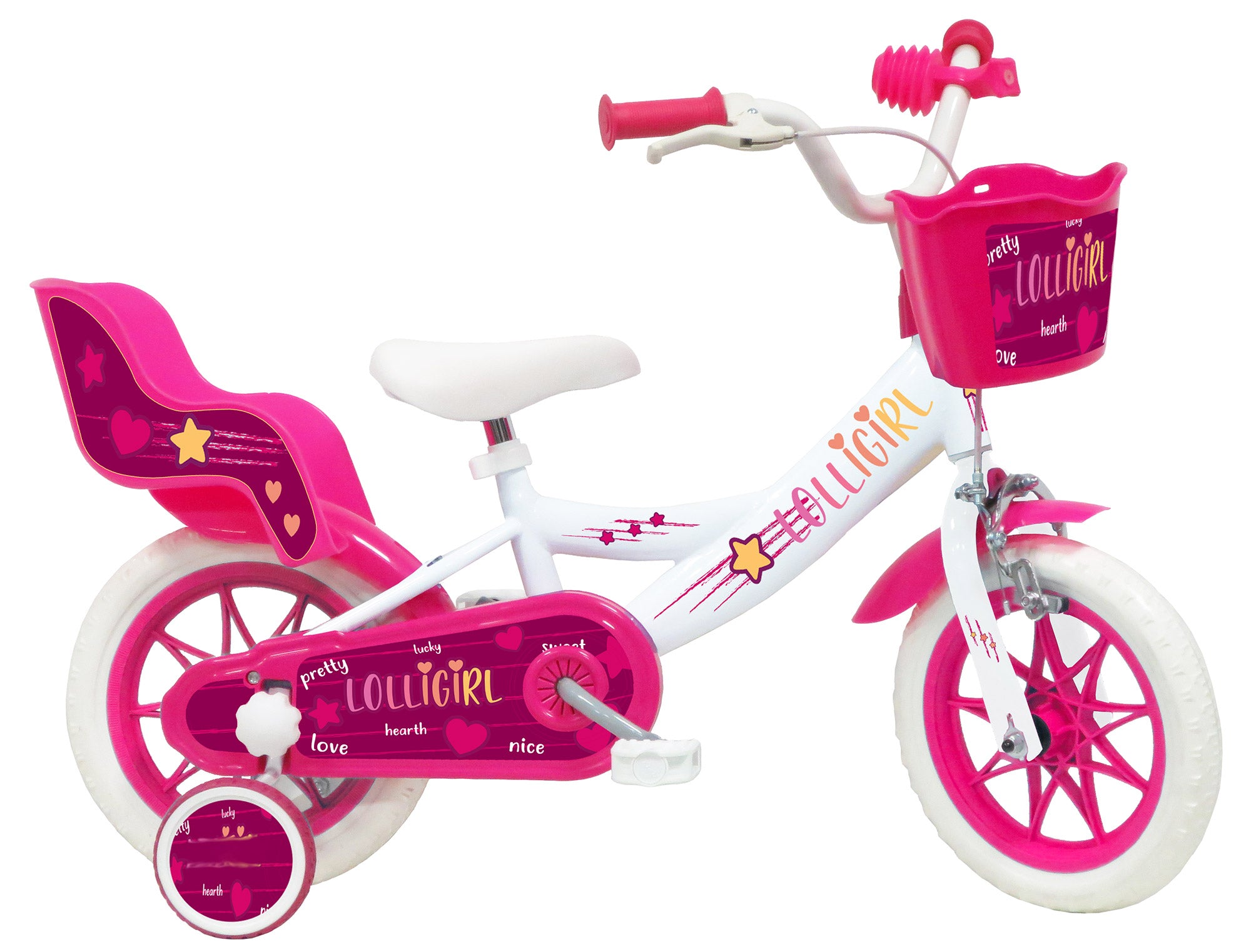 Bicicletta Bambina Masha E Orso 12'' - Colorata E Sicura Con Rotelle - Foto 3