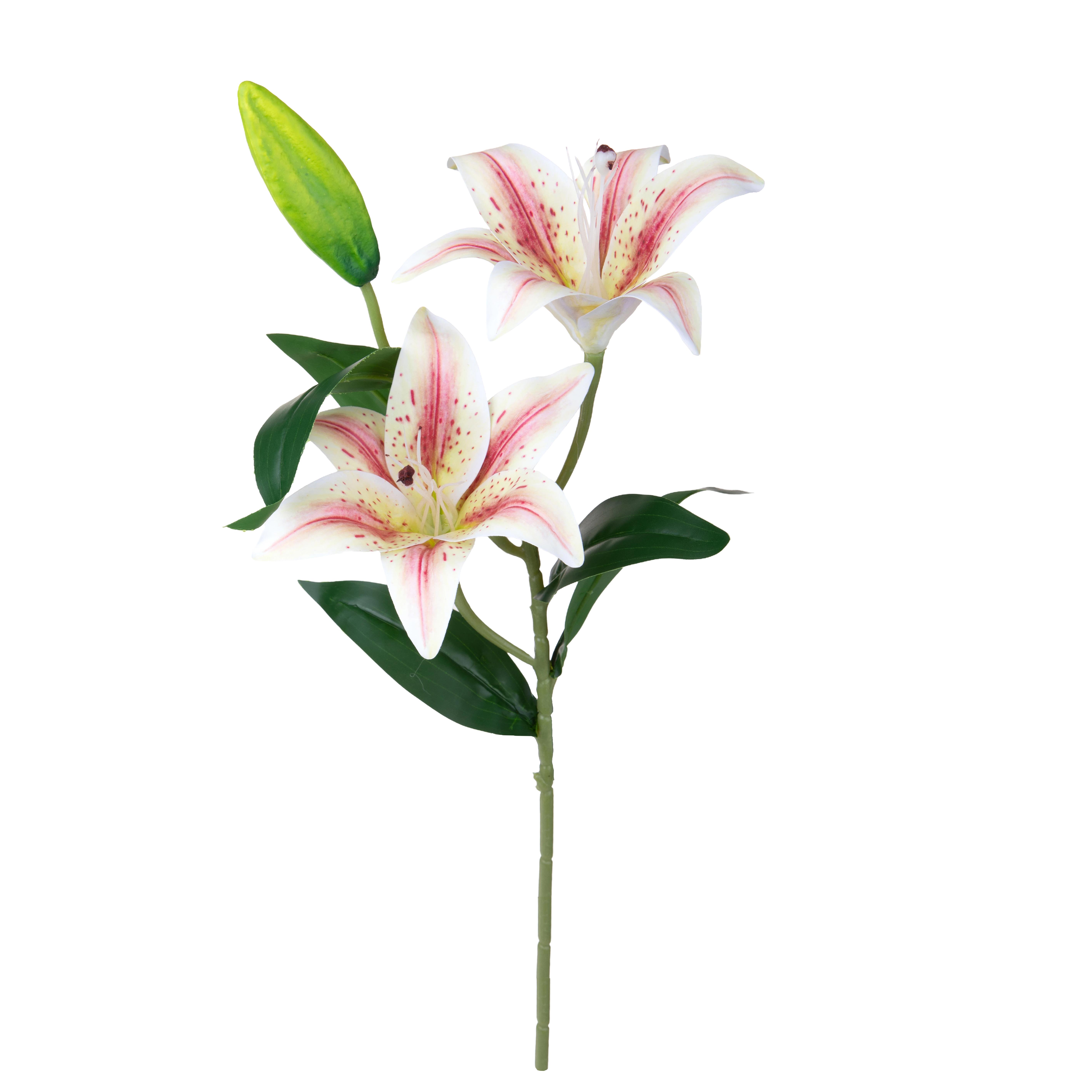 Set 6 Rami Artificiali Lilium x2 66 cm