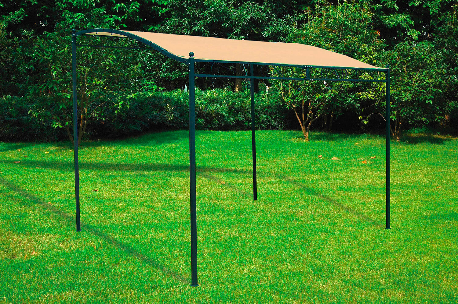 Pergola da Giardino 2,5x3m in Acciaio Bauer Beige...