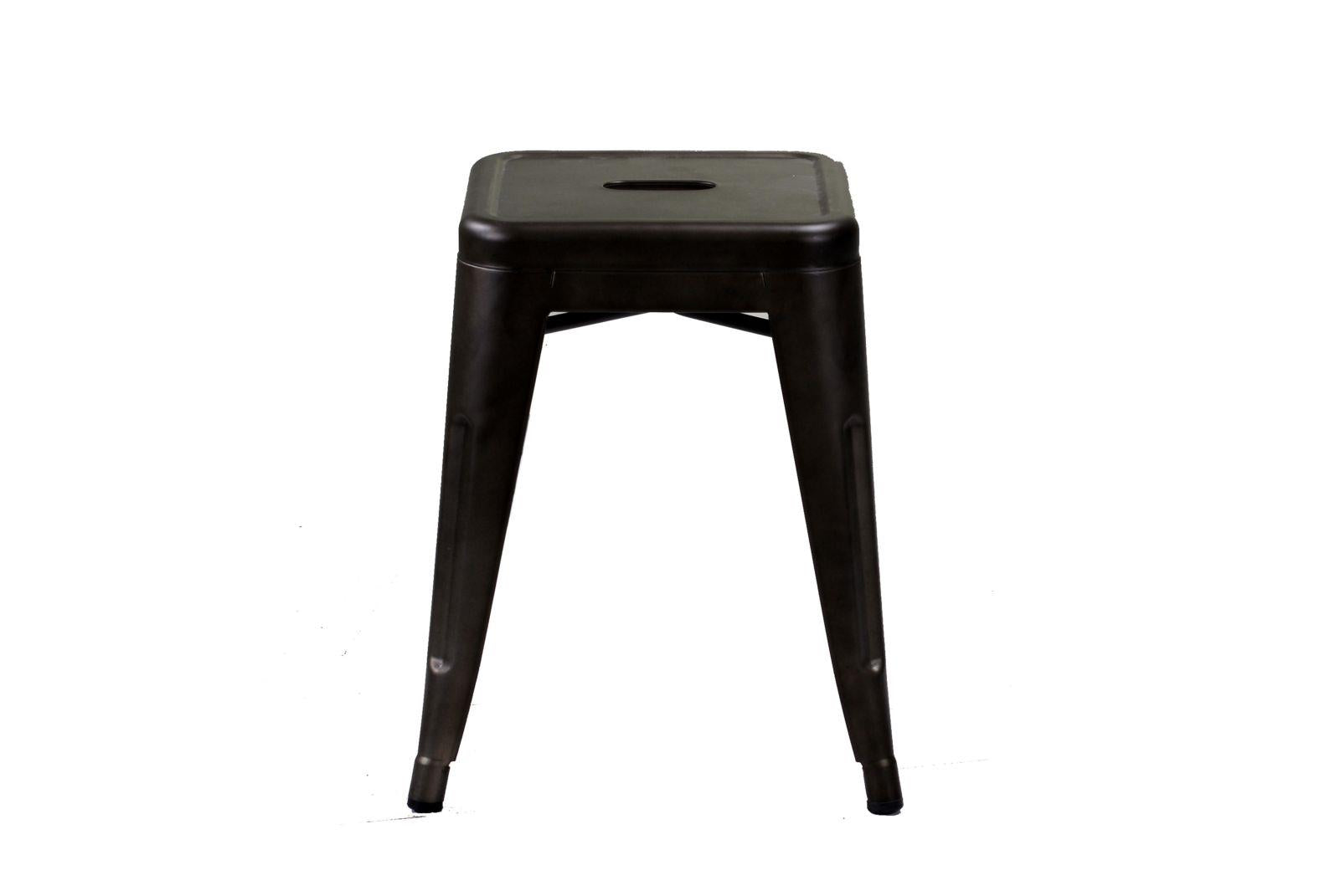 Sgabello Bristol 39x39xh45 cm in Ferro Marrone...