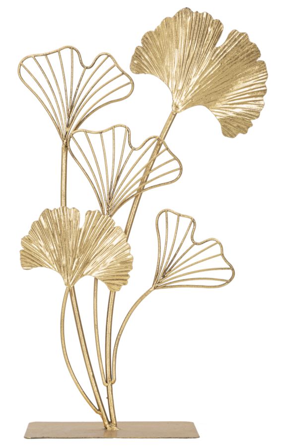 Image of Scultura Leaf 26x11,5x44,5 cm in Ferro Oro