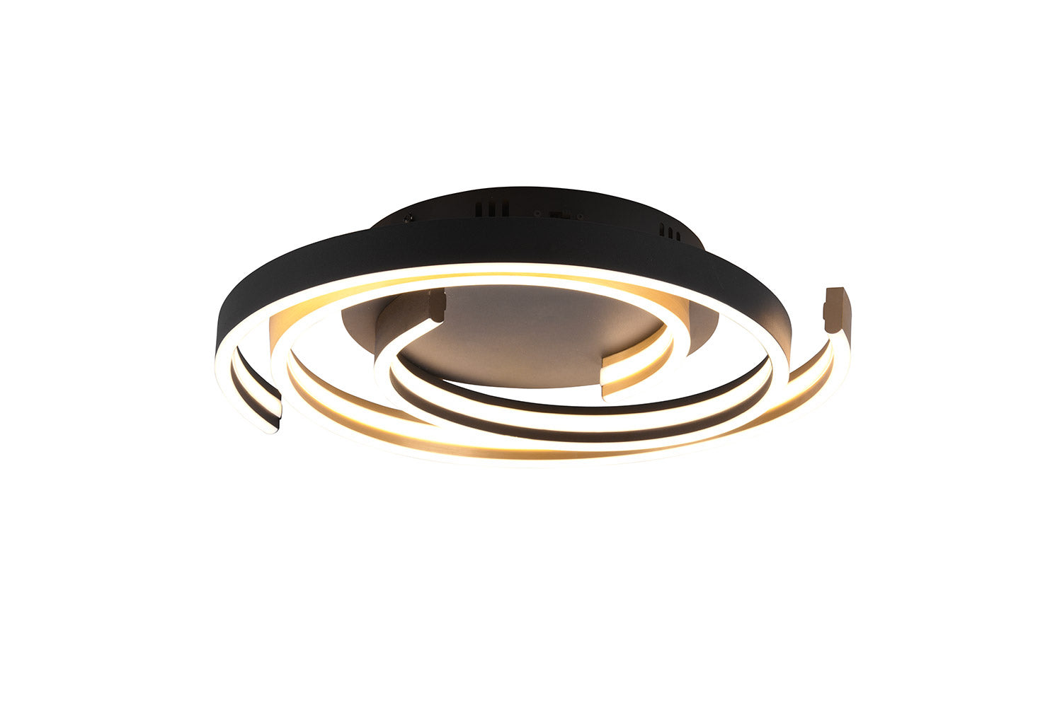 Plafoniera da Interno a LED in Metallo Ottone Opaco...