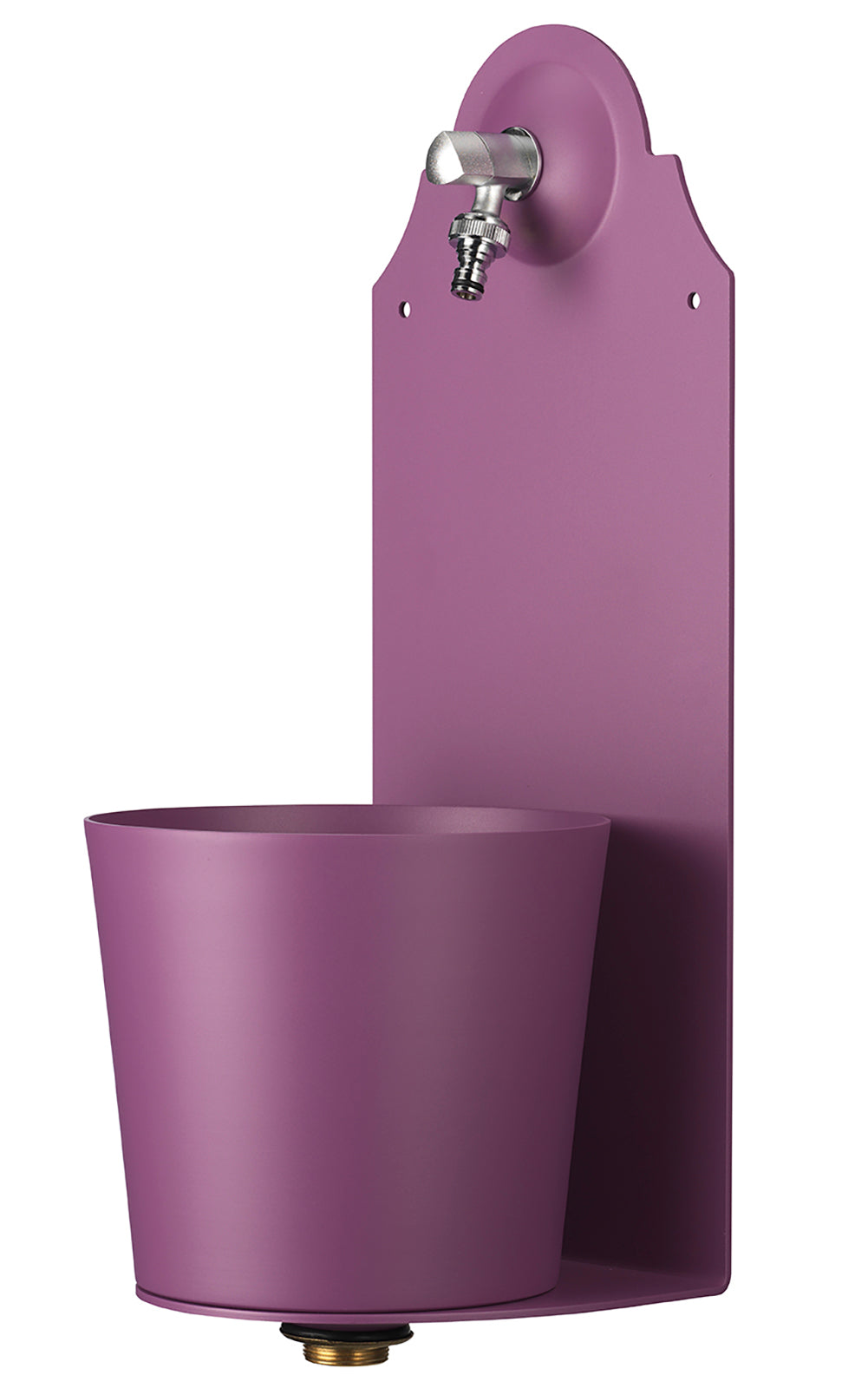 Fontana a Parete da Giardino con Rubinetto Belfer 42/PRX Viola...