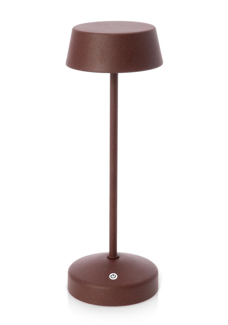 Lampada da Tavolo Ø11x33 cm in Metallo Esprit Marrone