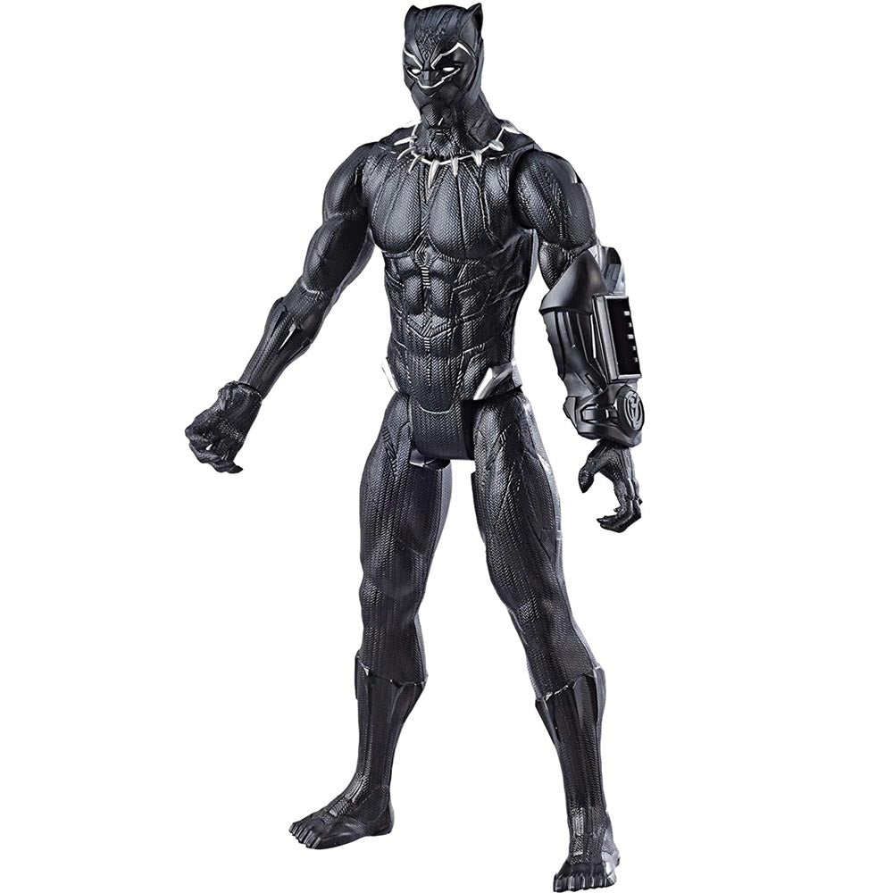 Action Figures Marvel Avengers Titan Hero Personaggio Black Panther 30cm...