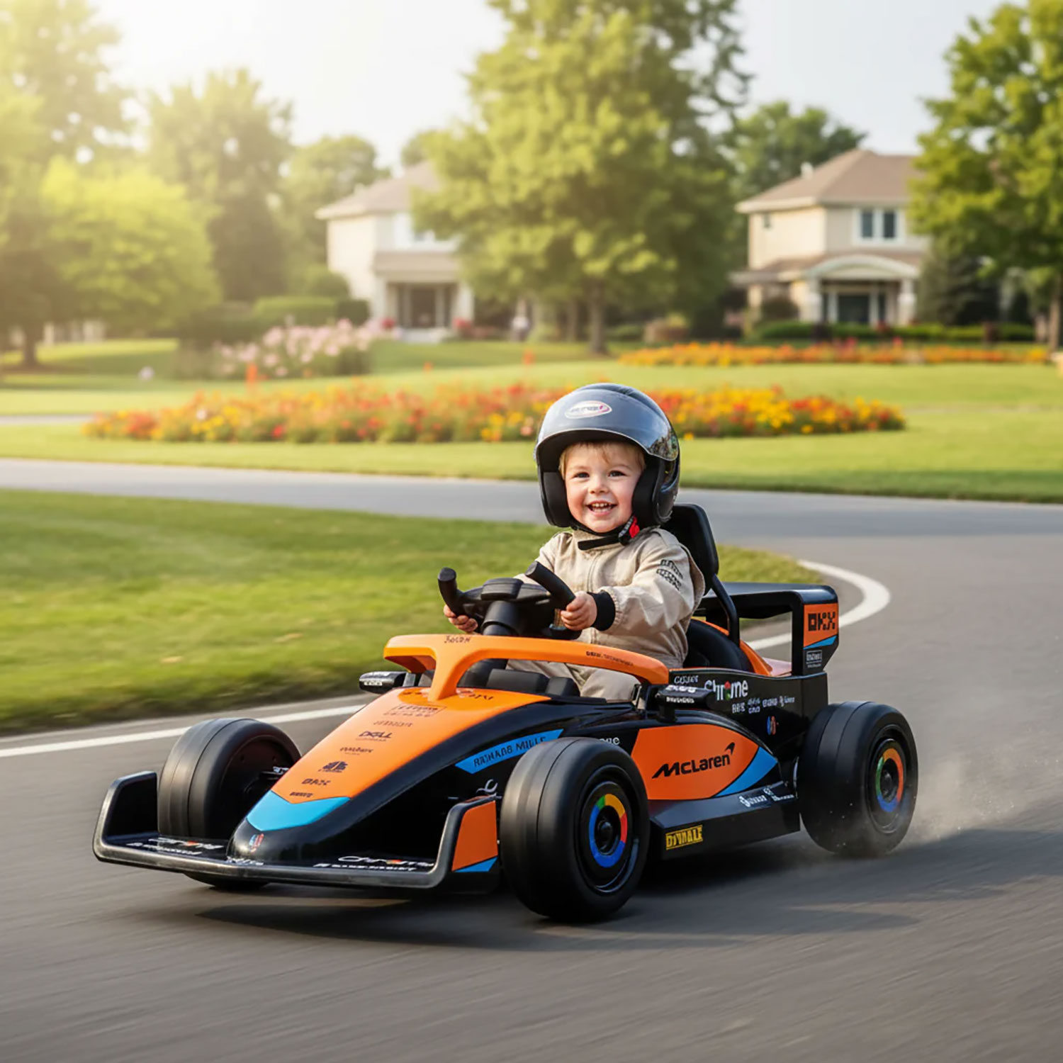 Macchina Elettrica per Bambini Licenza Ufficiale McLaren F1 10,8V 3,1Ah Arancione...
