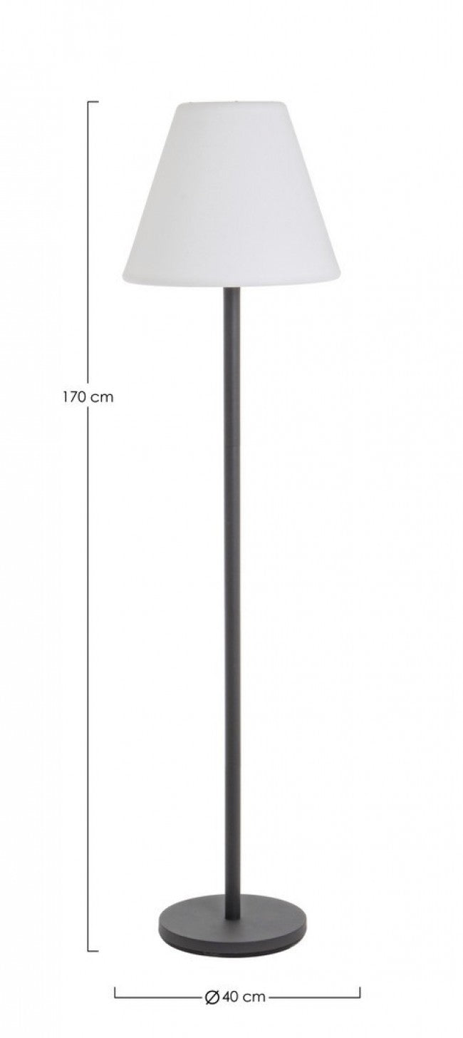 Piantana Solare Led Speaker Pe H170 in Plastica...