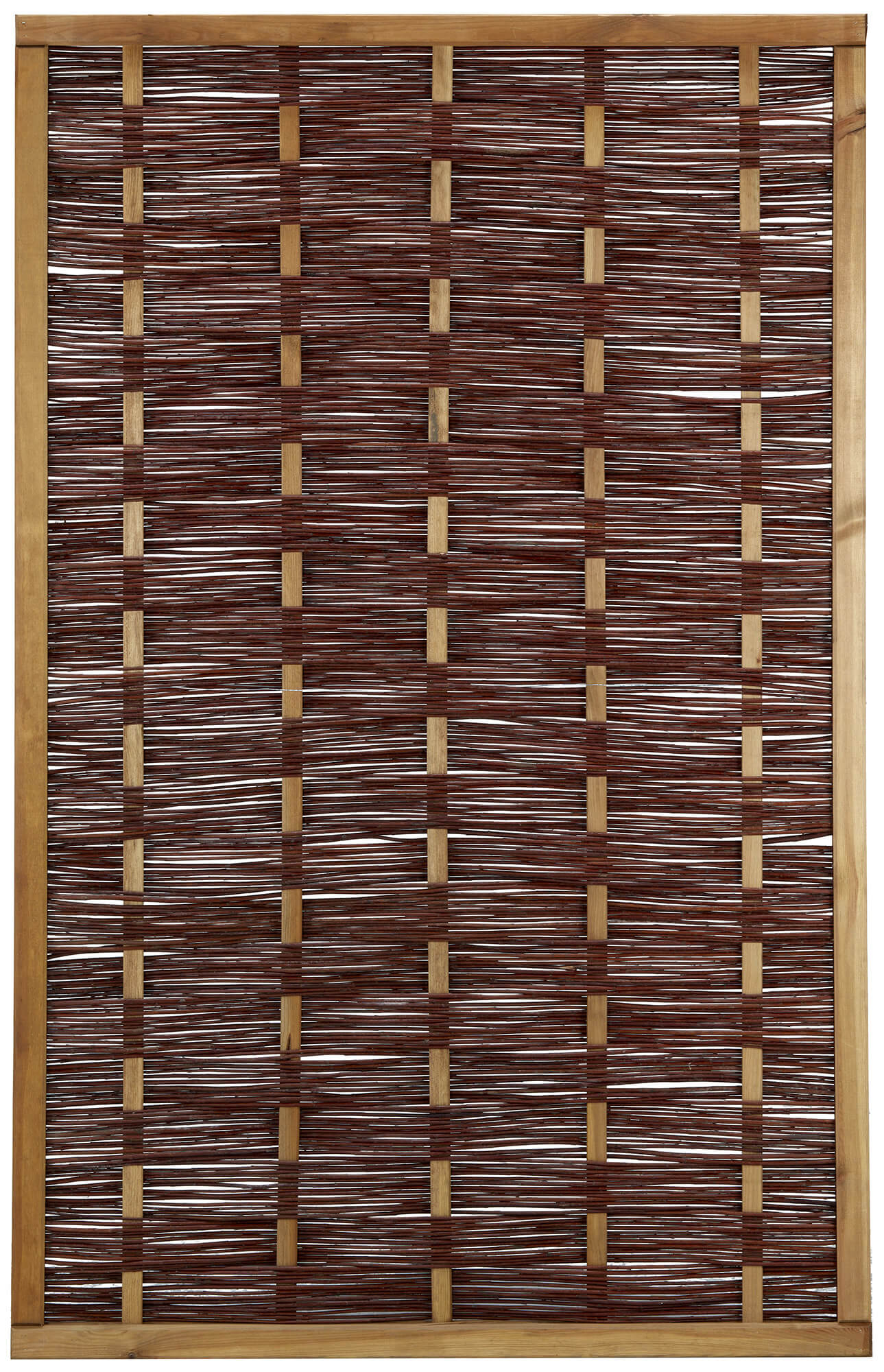 Pannello Frangivista da Giardino 115x180 cm in Salice Naturale...