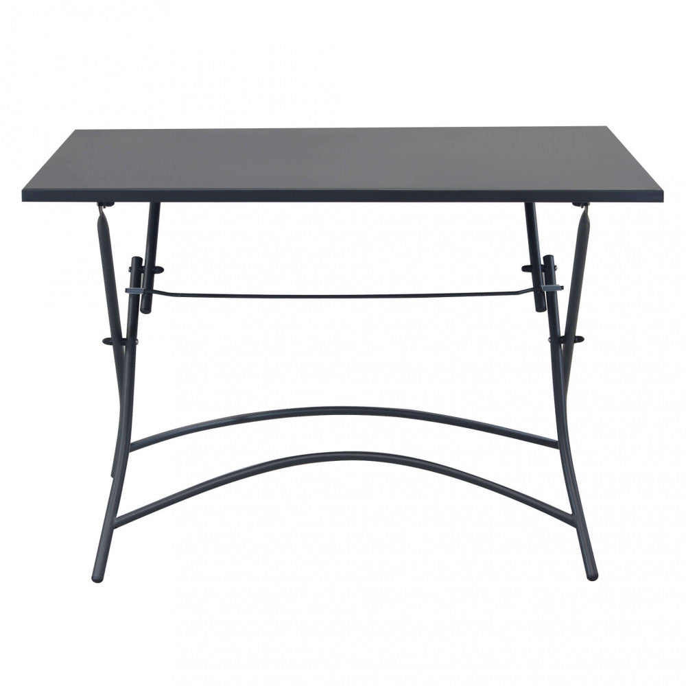 Tavolo Bristol 110x70x72 h cm in Acciaio Antracite...