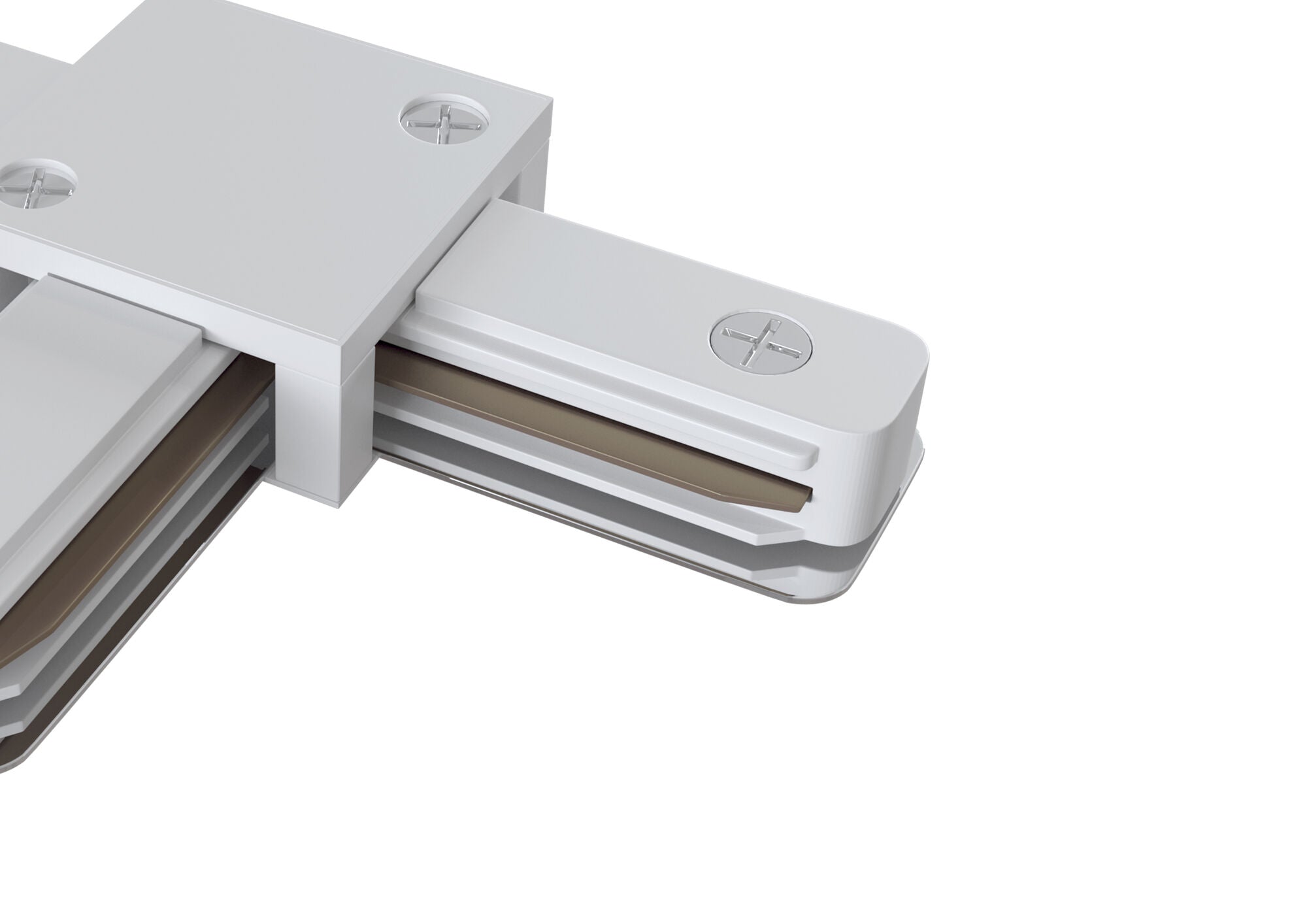 Connettore a T per Sistema Illuminazione a Binario Monofase Bianco...