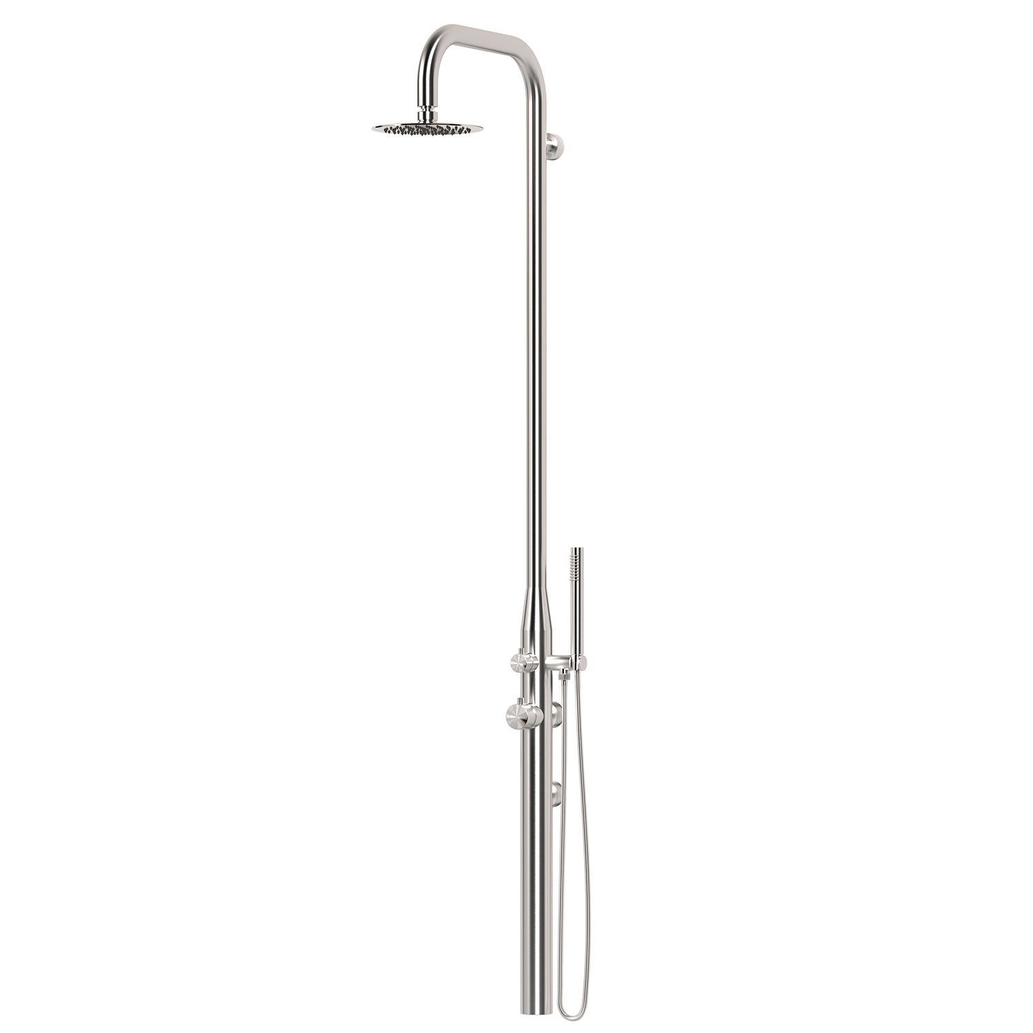Doccia da Giardino in Acciaio Inox Installazione a Parete Sined Pula