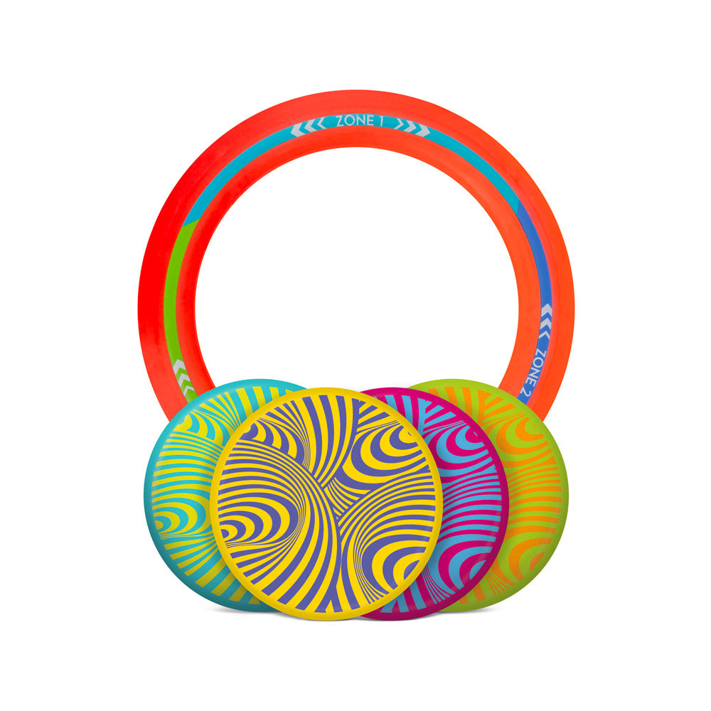 Gioco Ibrido tra Bocce e Disc Golf da Esterno per Bambini e Adulti Waboba Backnine...