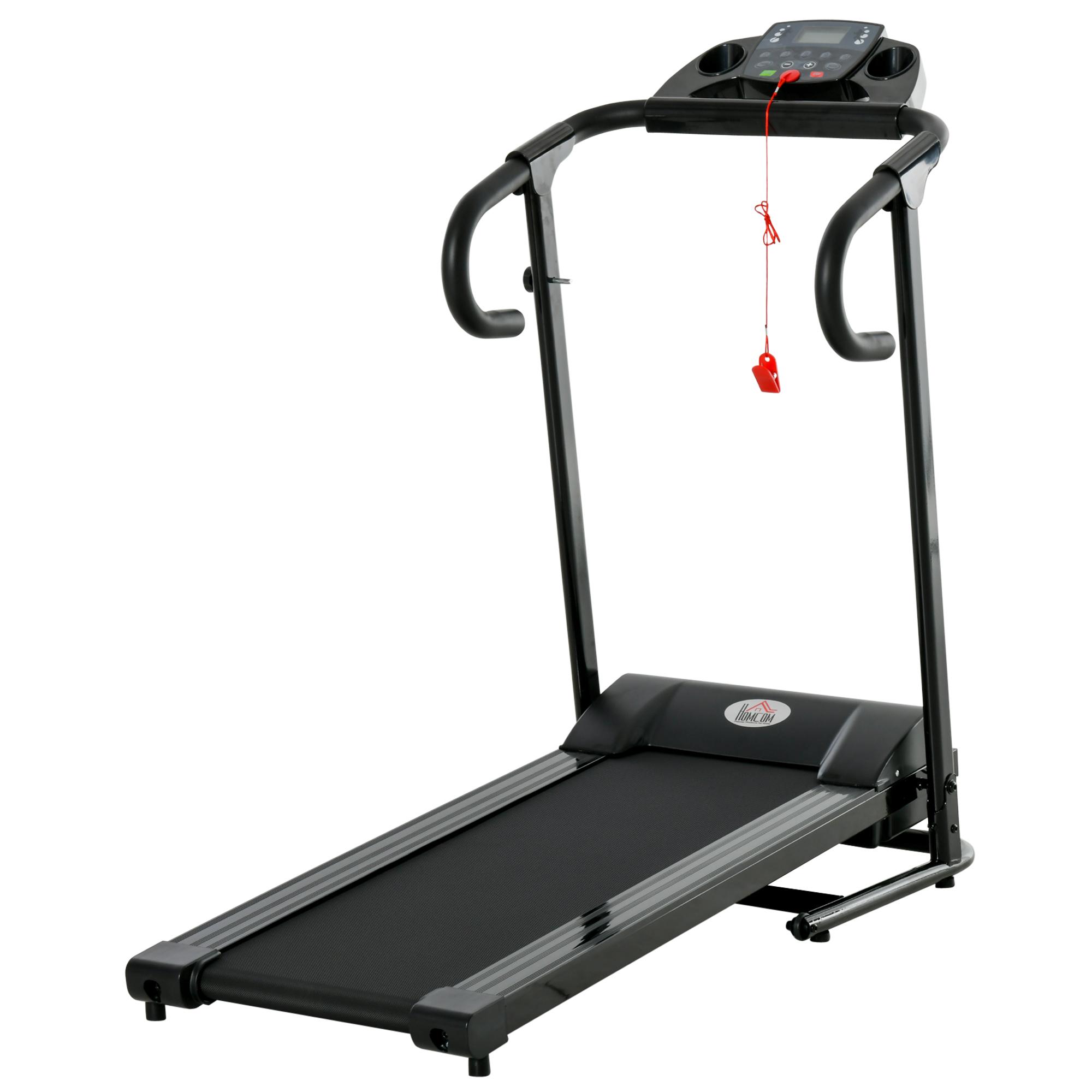 Image of Tapis Roulant Elettrico Pieghevole 8-10 Km/h 500W 3 Programmi Nero