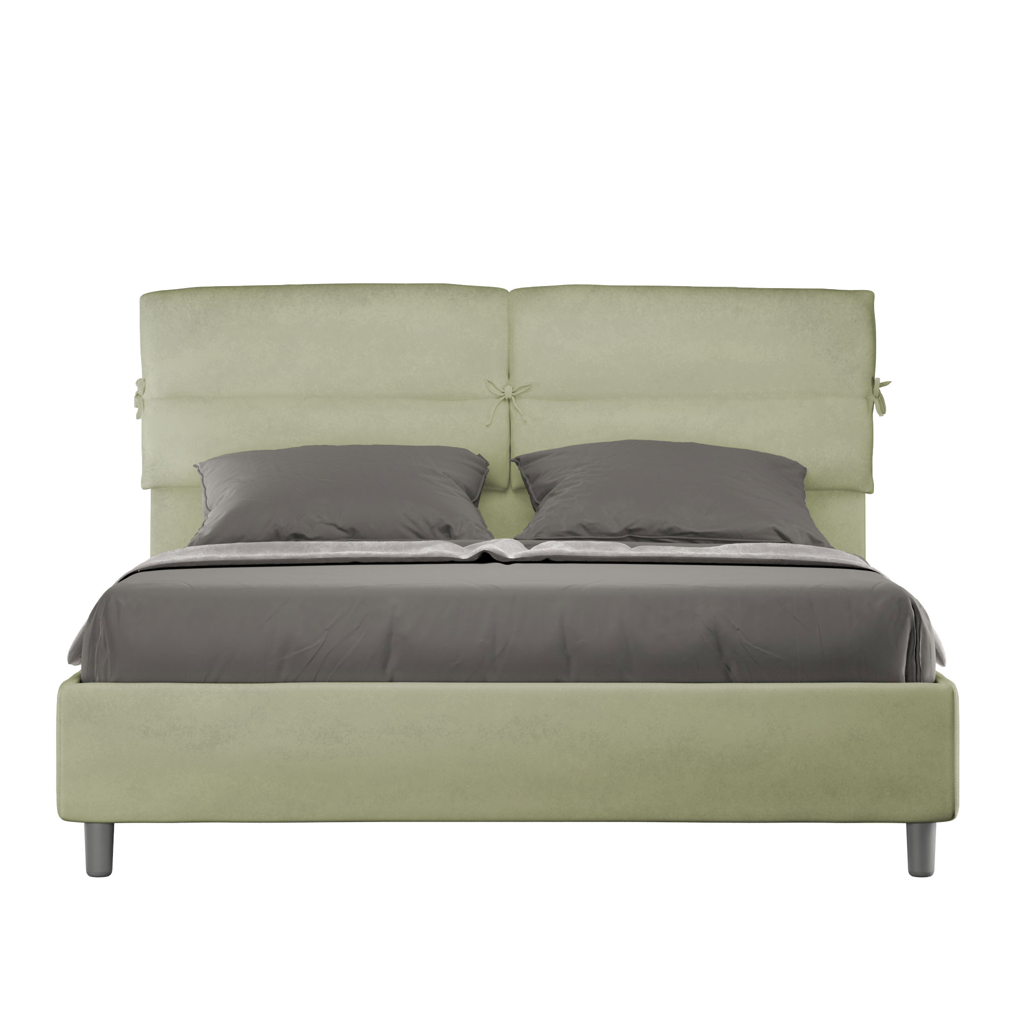 Letto Matrimoniale 160x190 cm Senza Rete Nandy Tè verde