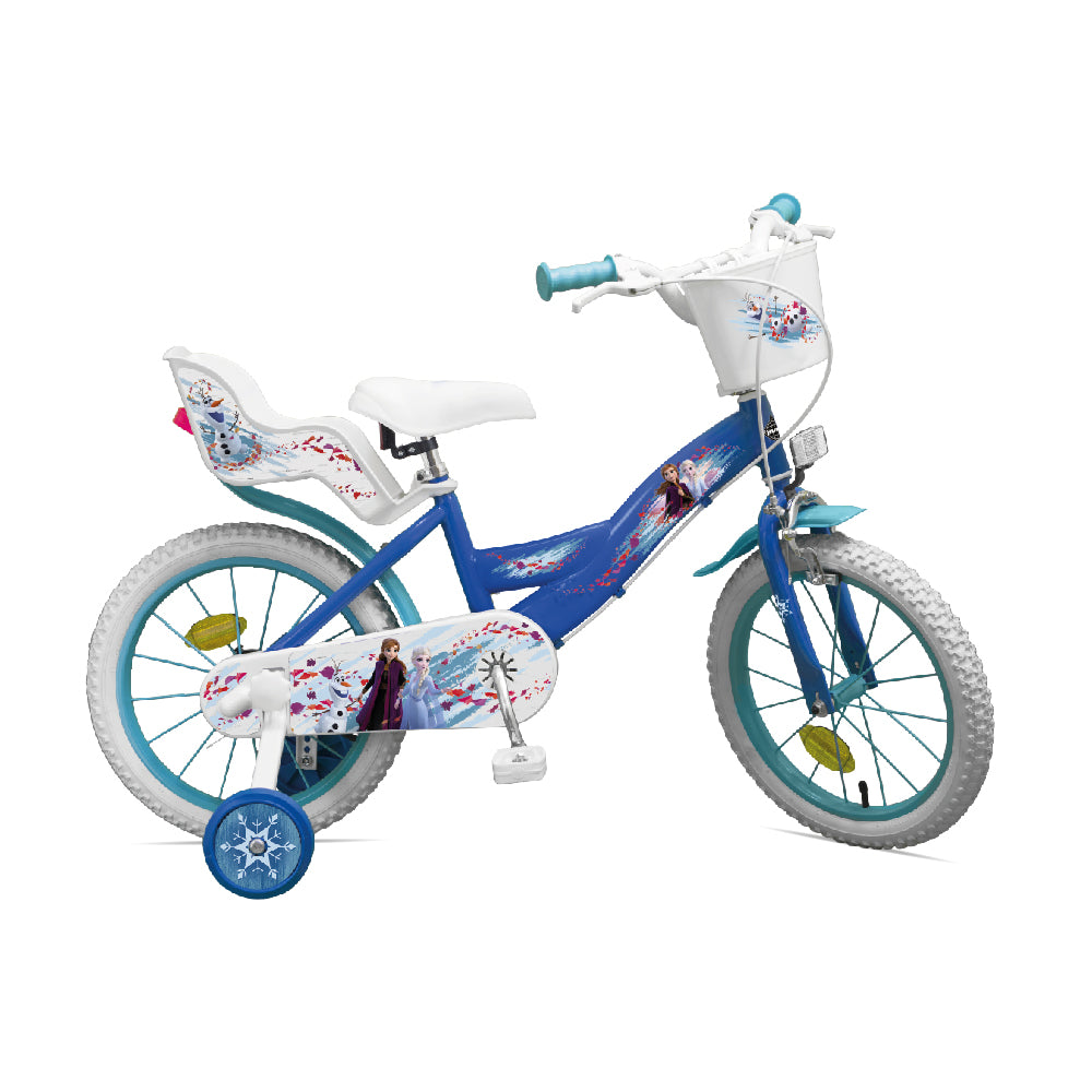 Bicicletta per Bambina 14'' Freni Caliper con Licenza Disney Frozen...