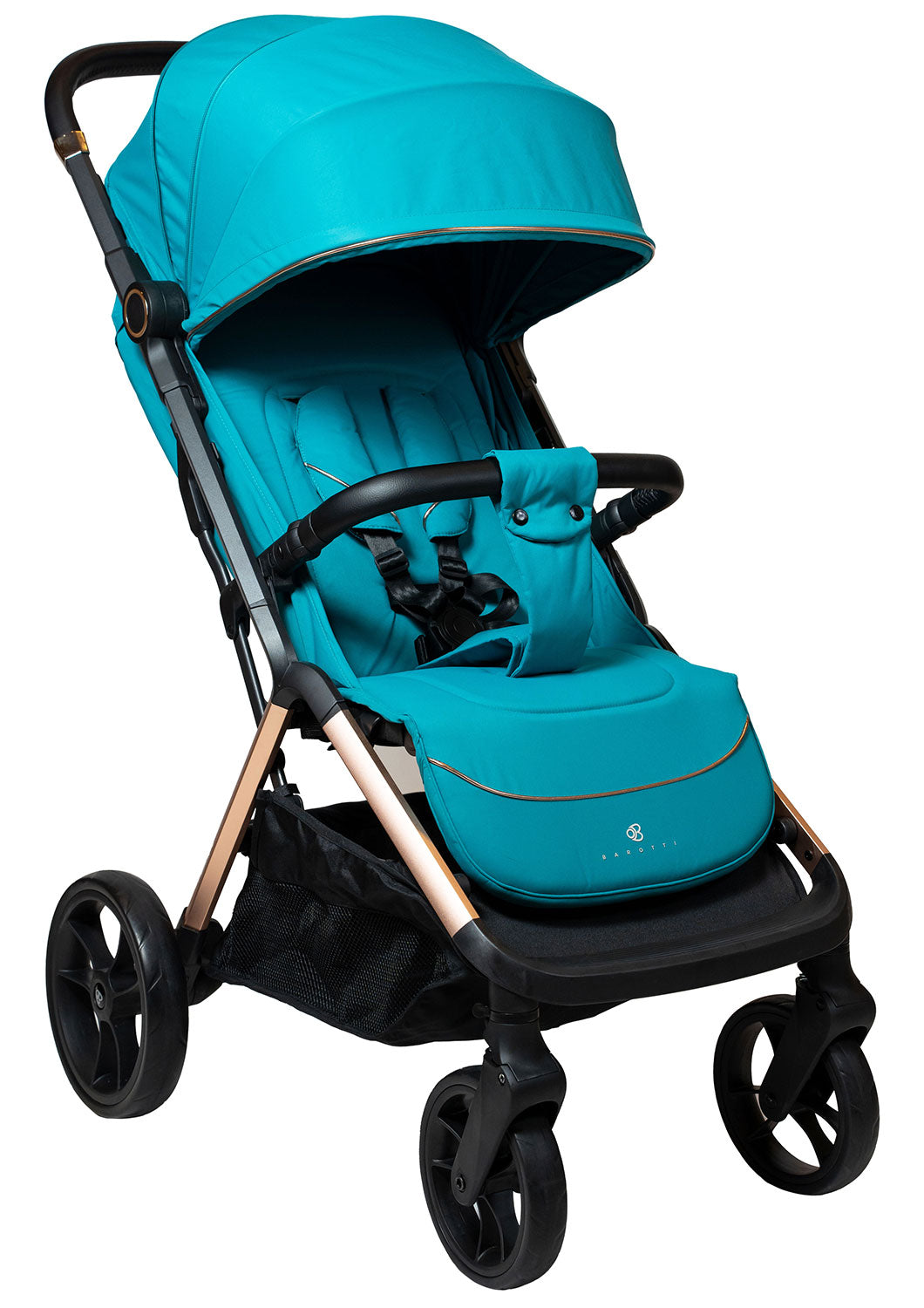 Passeggino Pieghevole Chiusura Automatica per Bambini Barotti Mega Salvia...