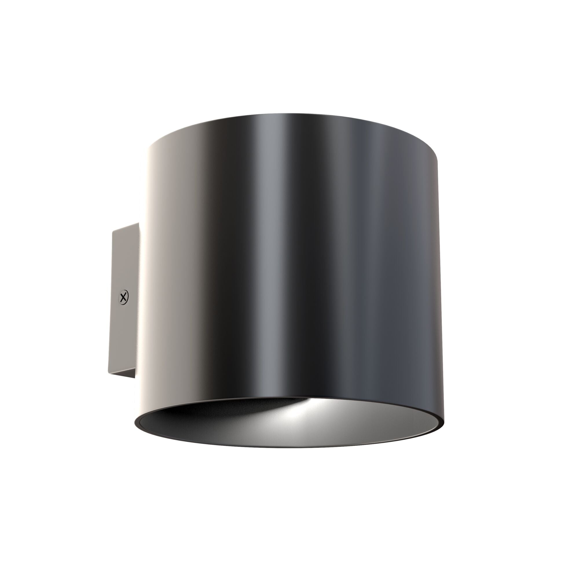 Lampada da parete Ceiling &amp; Wall in Alluminio Rond Nero