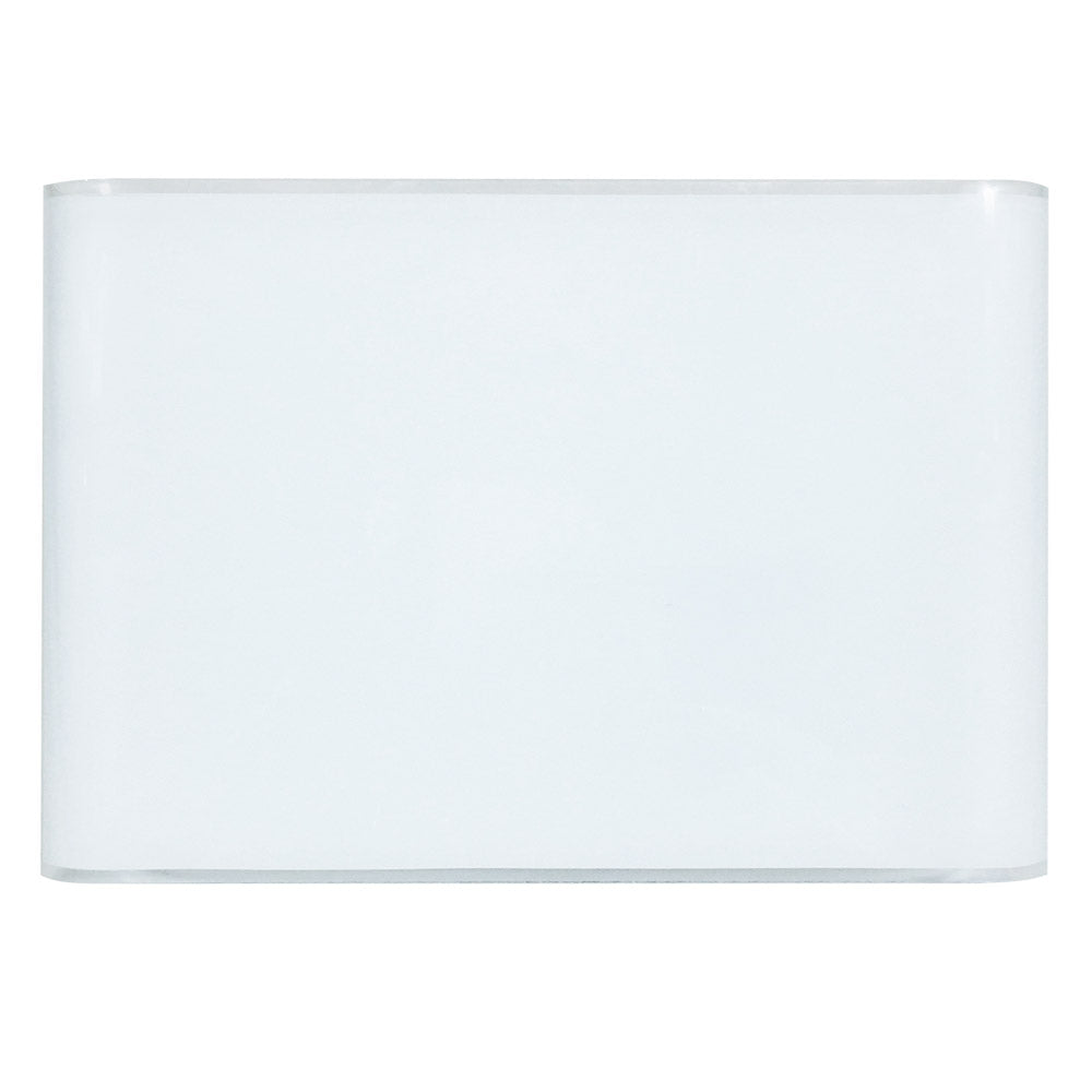 Image of Plafoniera 2xE27 Montatura Bianca Vetro Lastra Bianco E-Energy Altea