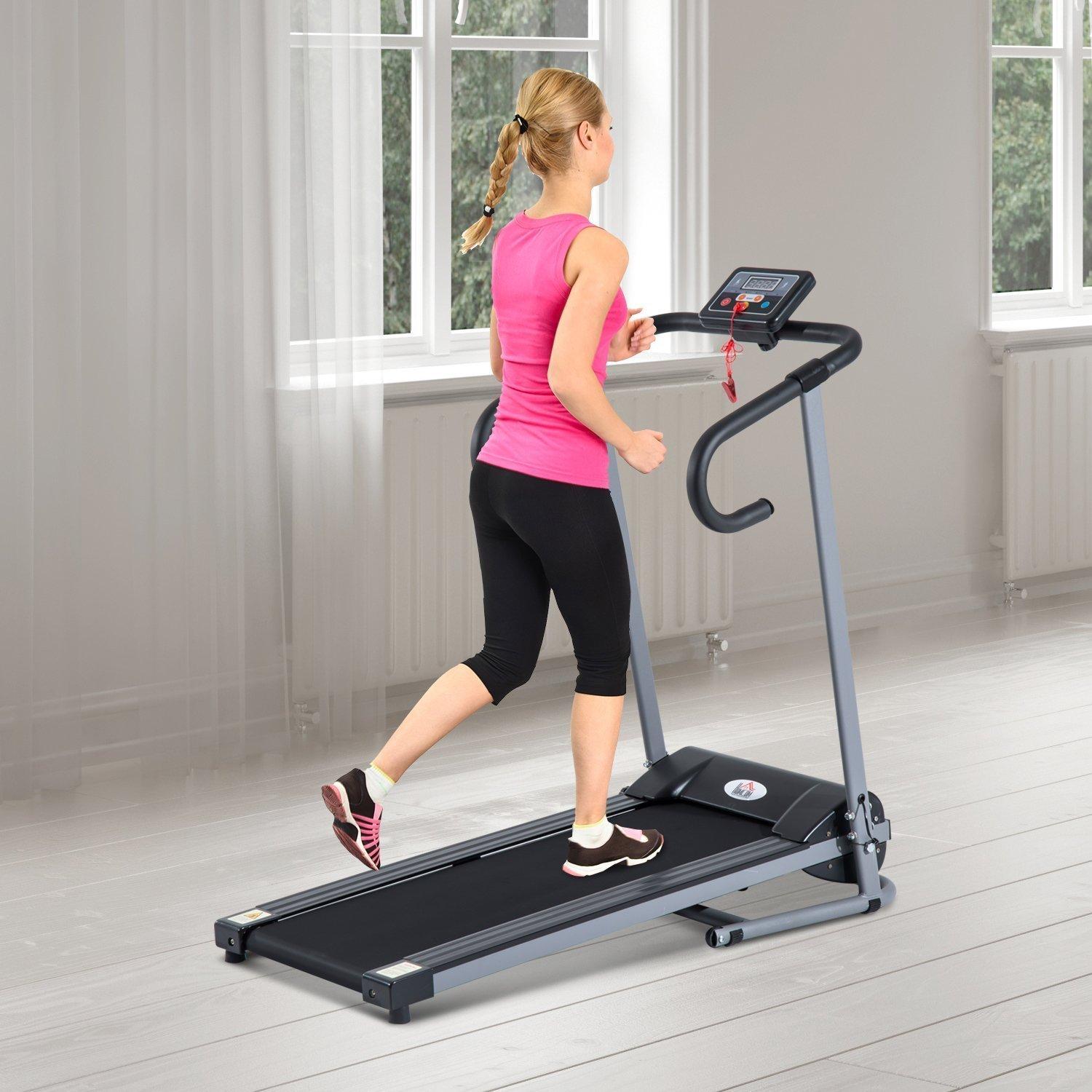 Tapis Roulant Elettrico Richiudibile Schermo LCD 500W...