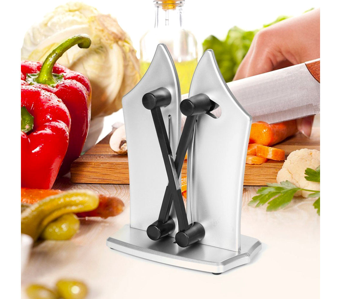 Affilacoltelli e Lame 3 in 1 Universale Automatico a Molla...